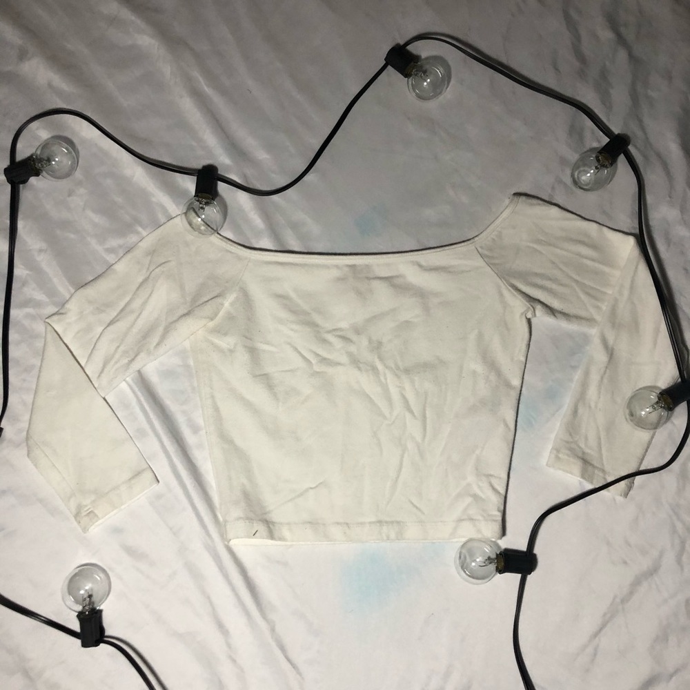 XS Hollister white shirt.